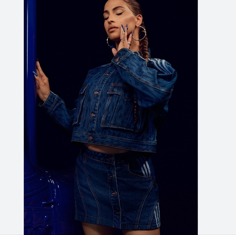 Adidas x Ivy Park Denim Mini Skirt